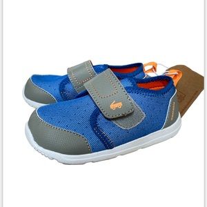 See Kai Run Basics Toddler/little boys slip on sneakers blue orange size 6